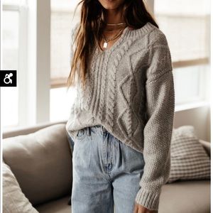 NEW | Vero Moda, Gray Knit Pullover | Size S | With Tags